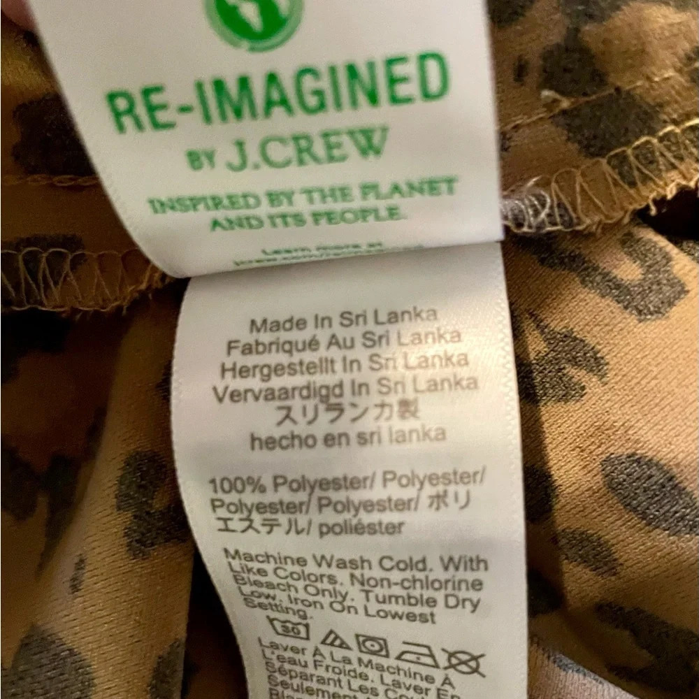 J Crew Jamie Pant Leopard Print Size 4 - Picture 13 of 13